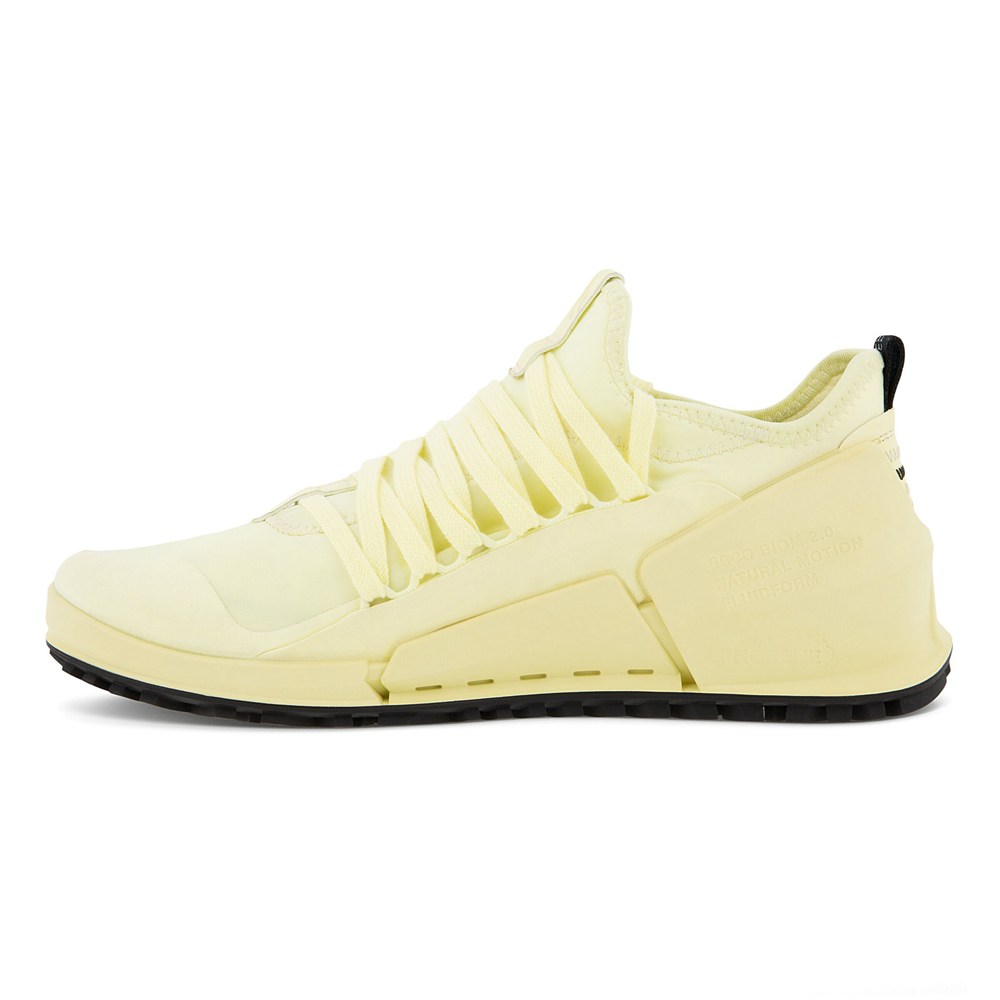 Womens Sneakers - ECCO Biom 2.0 Low Tex - Yellow - 8256XSZUY